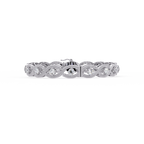 Round Diamond Open-Link Tennis Bracelet