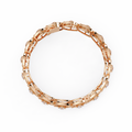 Round Diamond Open-Link Tennis Bracelet