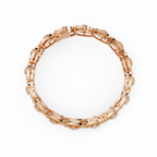 Round Diamond Open-Link Tennis Bracelet