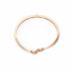 Pear Halo Diamond Open Cuff Bracelet
