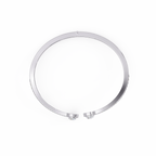 Round Halo Open Diamond Cuff Bracelet