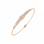 Floral Diamond Tennis Bracelet
