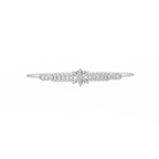 Floral Diamond Tennis Bracelet