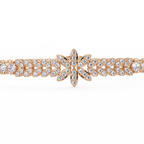 Floral Diamond Tennis Bracelet
