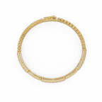 Classic Round Diamond Bar Tennis Bracelet