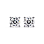 Round Brilliant Cut Solitaire Stud Earrings – 2.57 CTW