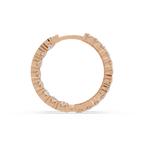 Classic Diamond Hoop Earrings – Round Cut