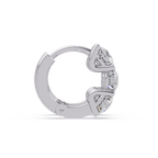 Infinity Halo Cushion Cut Diamond Stud Earrings