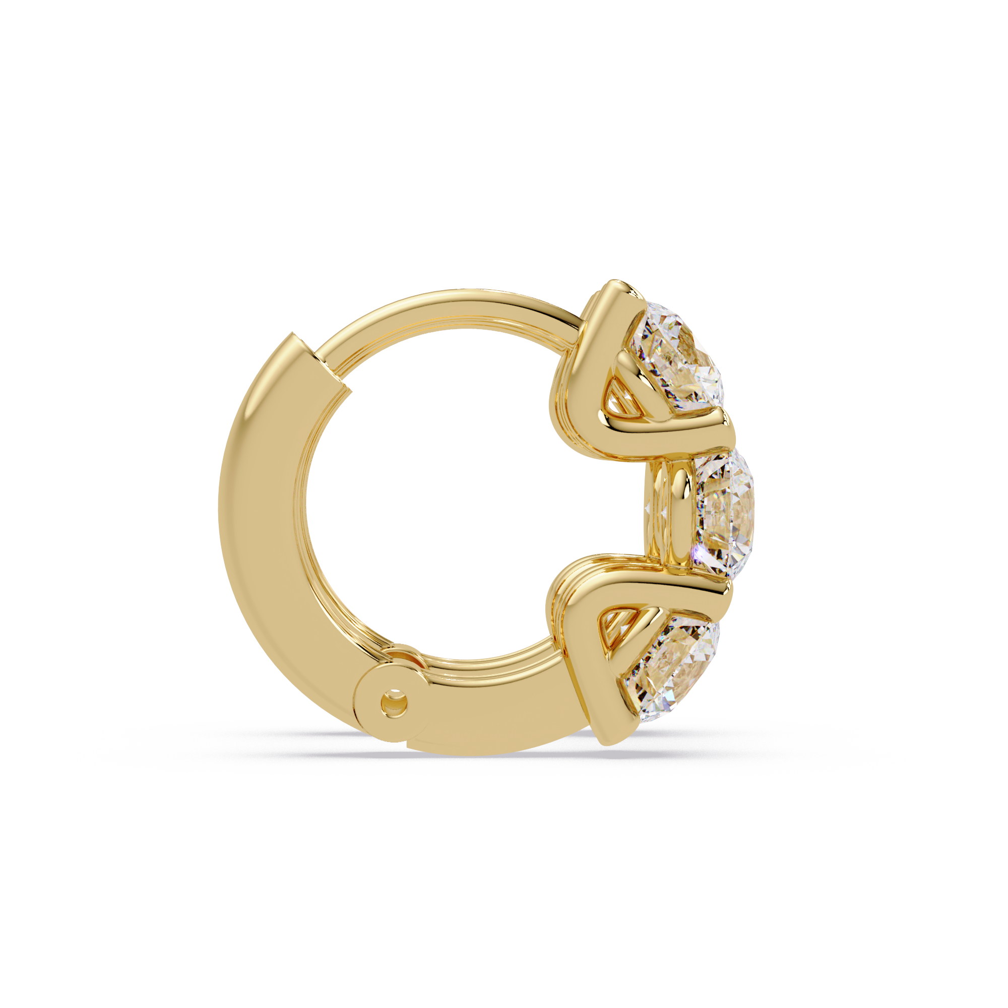 Infinity Halo Cushion Cut Diamond Stud Earrings