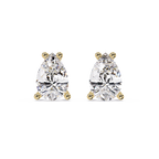 Classic Pear Cut Diamond Stud Earrings