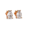 Classic Pear Cut Diamond Stud Earrings