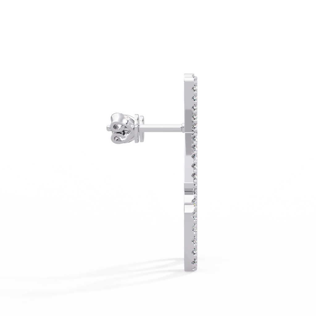 Brilliant Diamond XO Statement Stud Earrings