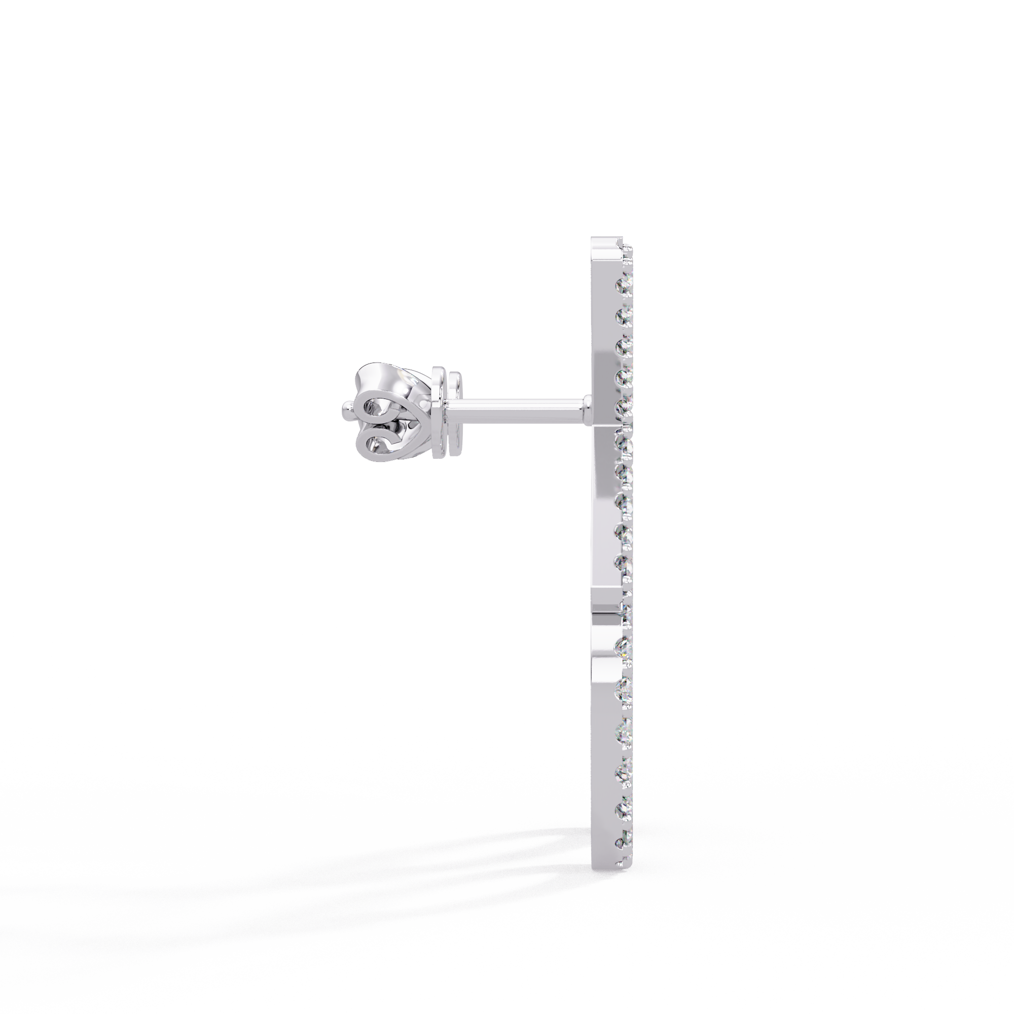 Brilliant Diamond XO Statement Stud Earrings