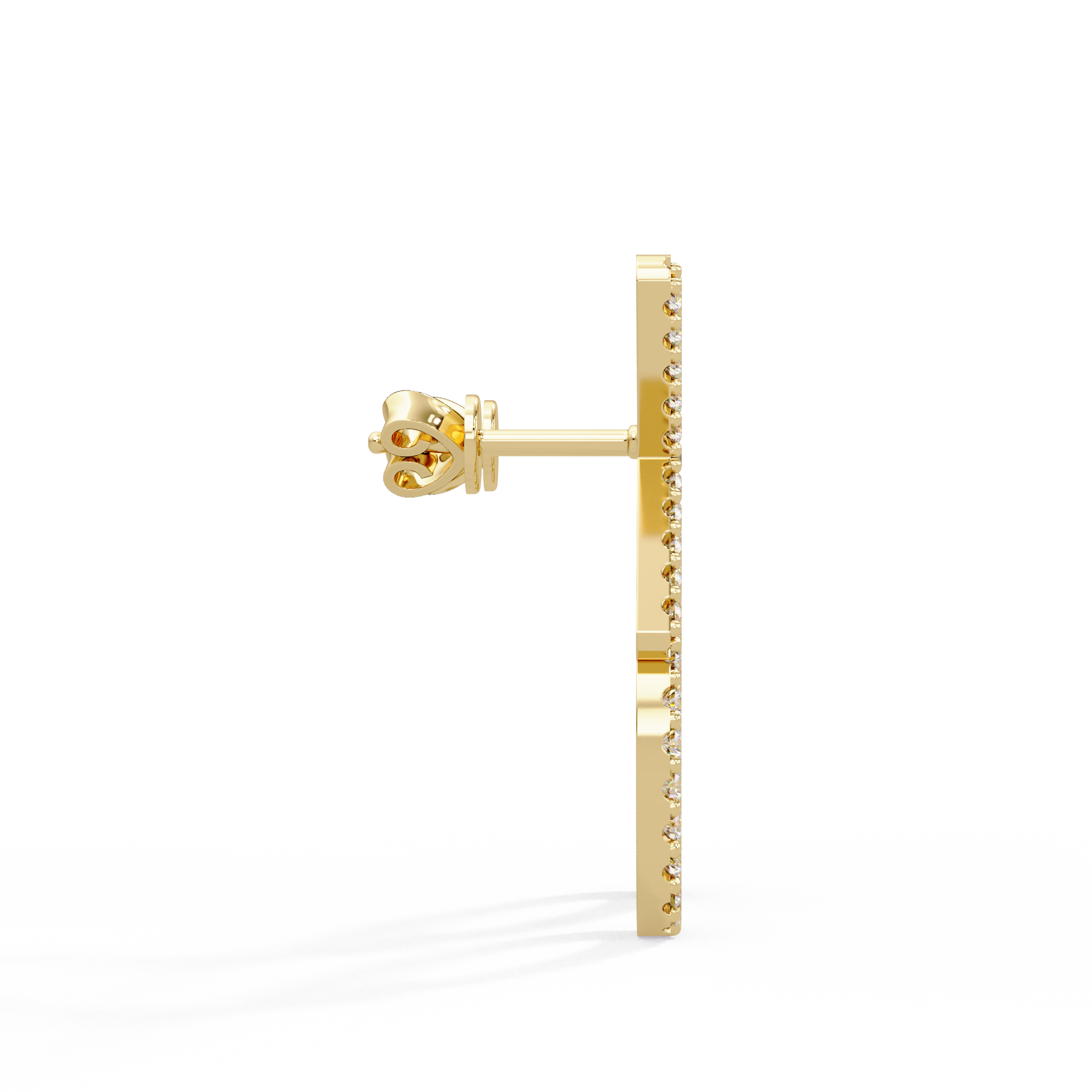 Brilliant Diamond XO Statement Stud Earrings