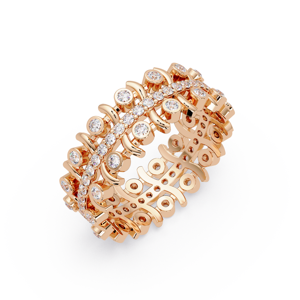 Multi-Shape Diamond Ornate Statement Ring