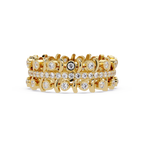 Multi-Shape Diamond Ornate Statement Ring