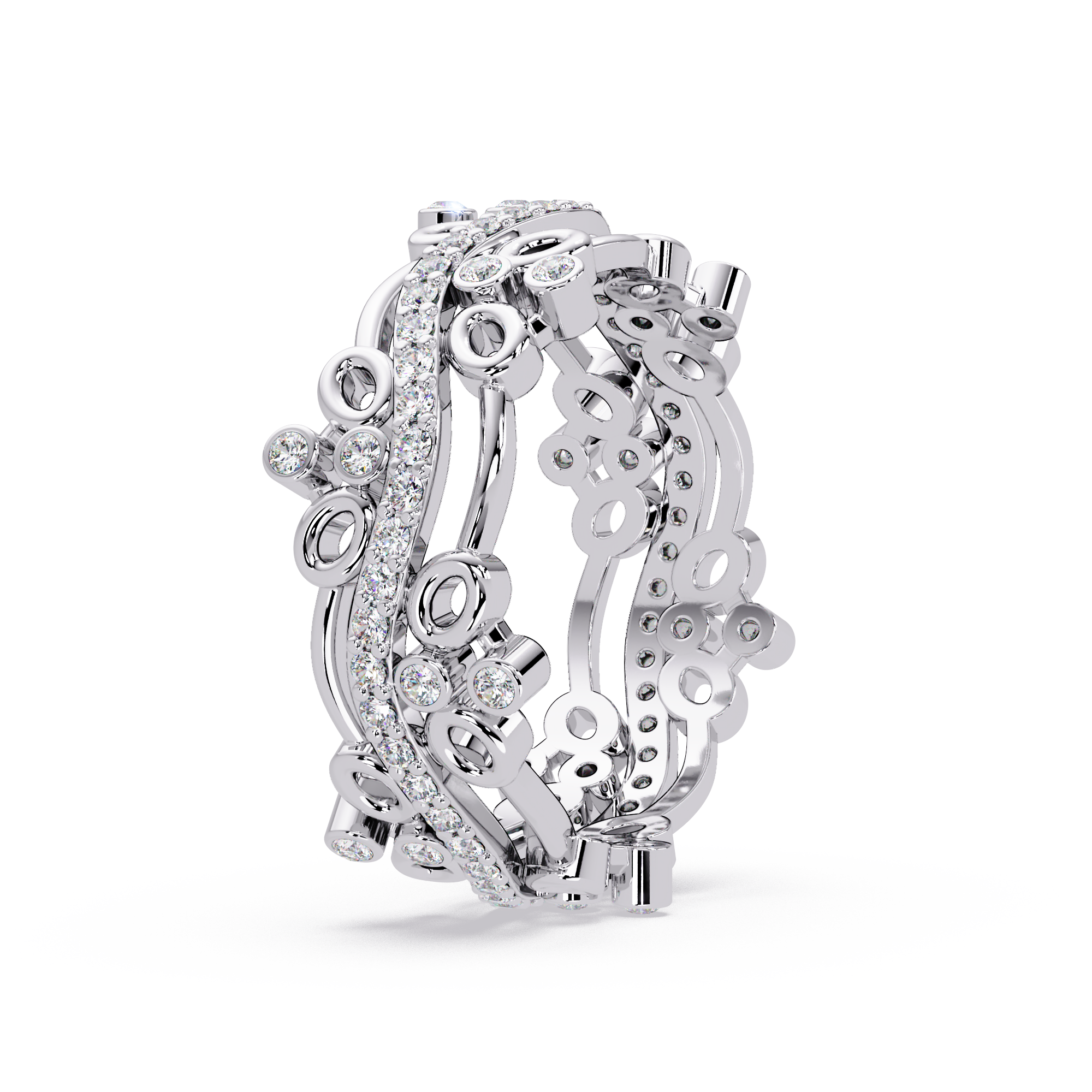 Vintage-Inspired Ornate Filigree Diamond Ring