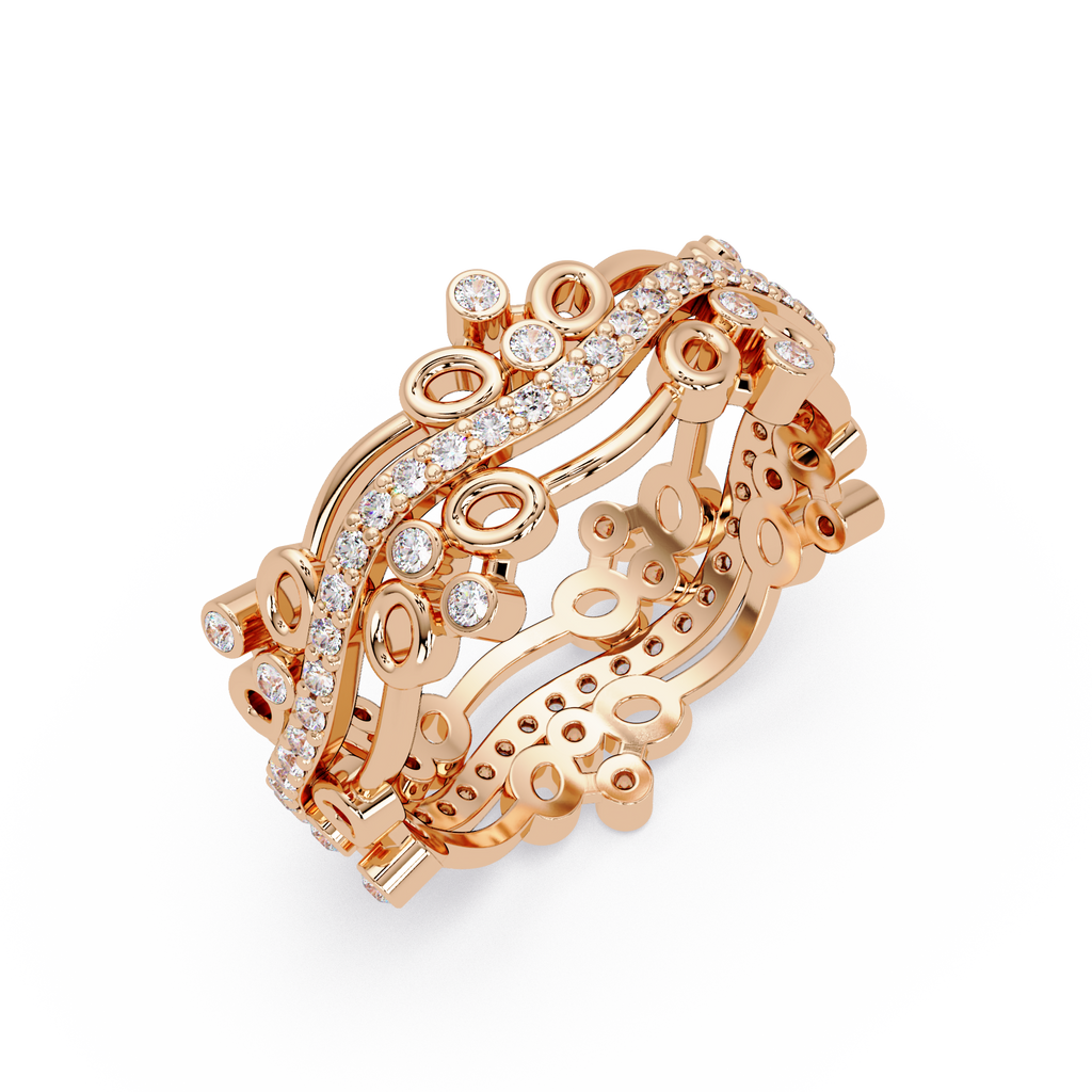 Vintage-Inspired Ornate Filigree Diamond Ring
