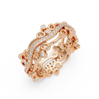 Vintage-Inspired Ornate Filigree Diamond Ring