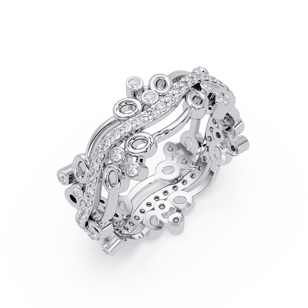 Vintage-Inspired Ornate Filigree Diamond Ring