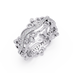 Vintage-Inspired Ornate Filigree Diamond Ring