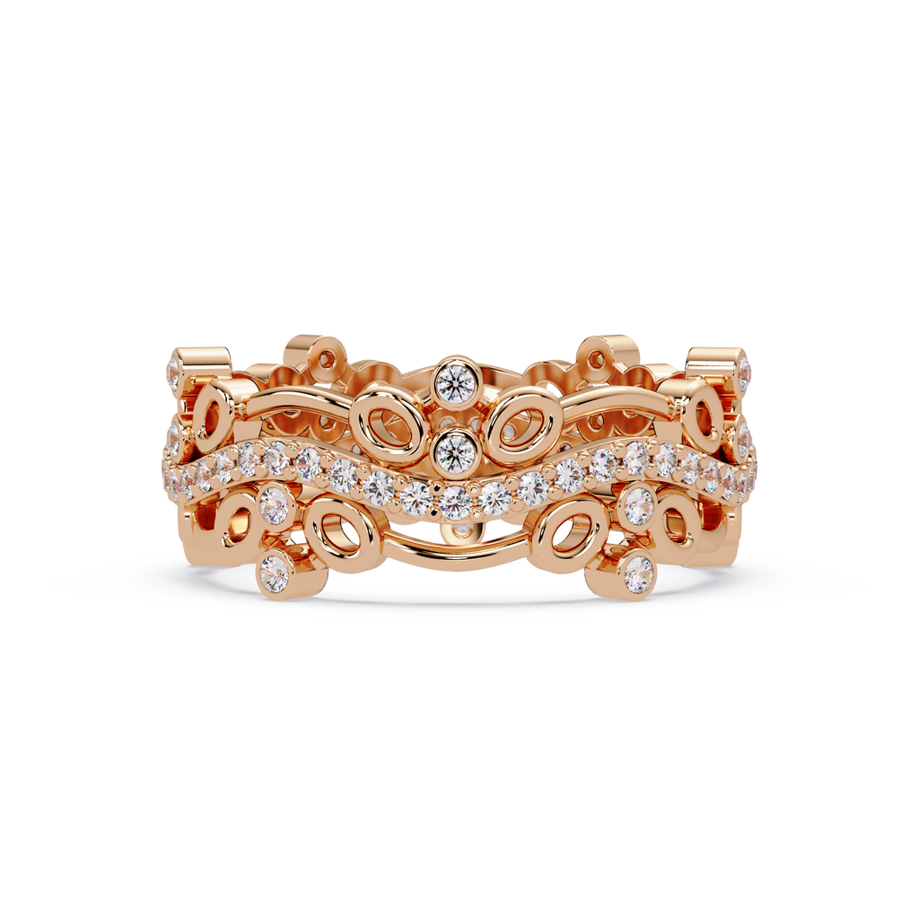 Vintage-Inspired Ornate Filigree Diamond Ring