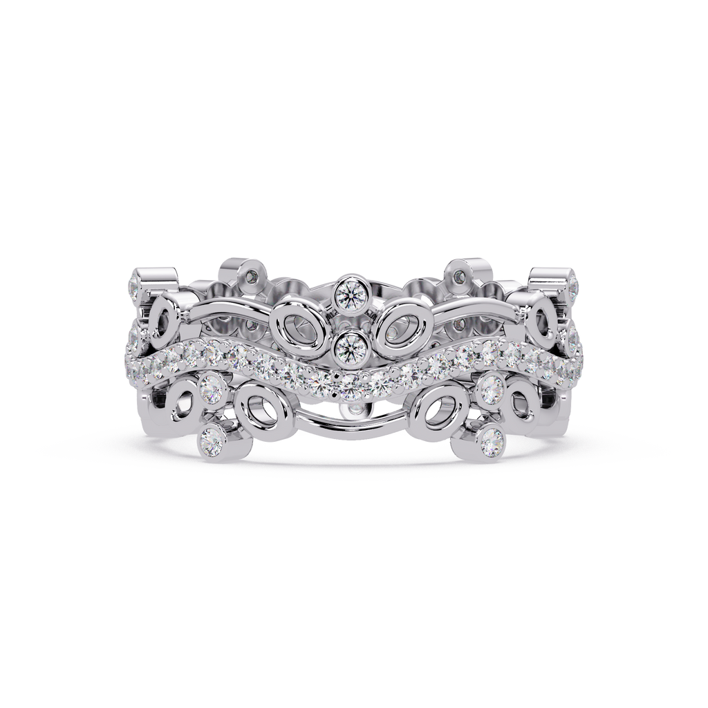 Vintage-Inspired Ornate Filigree Diamond Ring