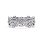 Vintage-Inspired Ornate Filigree Diamond Ring