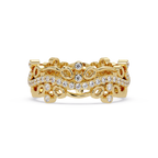 Vintage-Inspired Ornate Filigree Diamond Ring