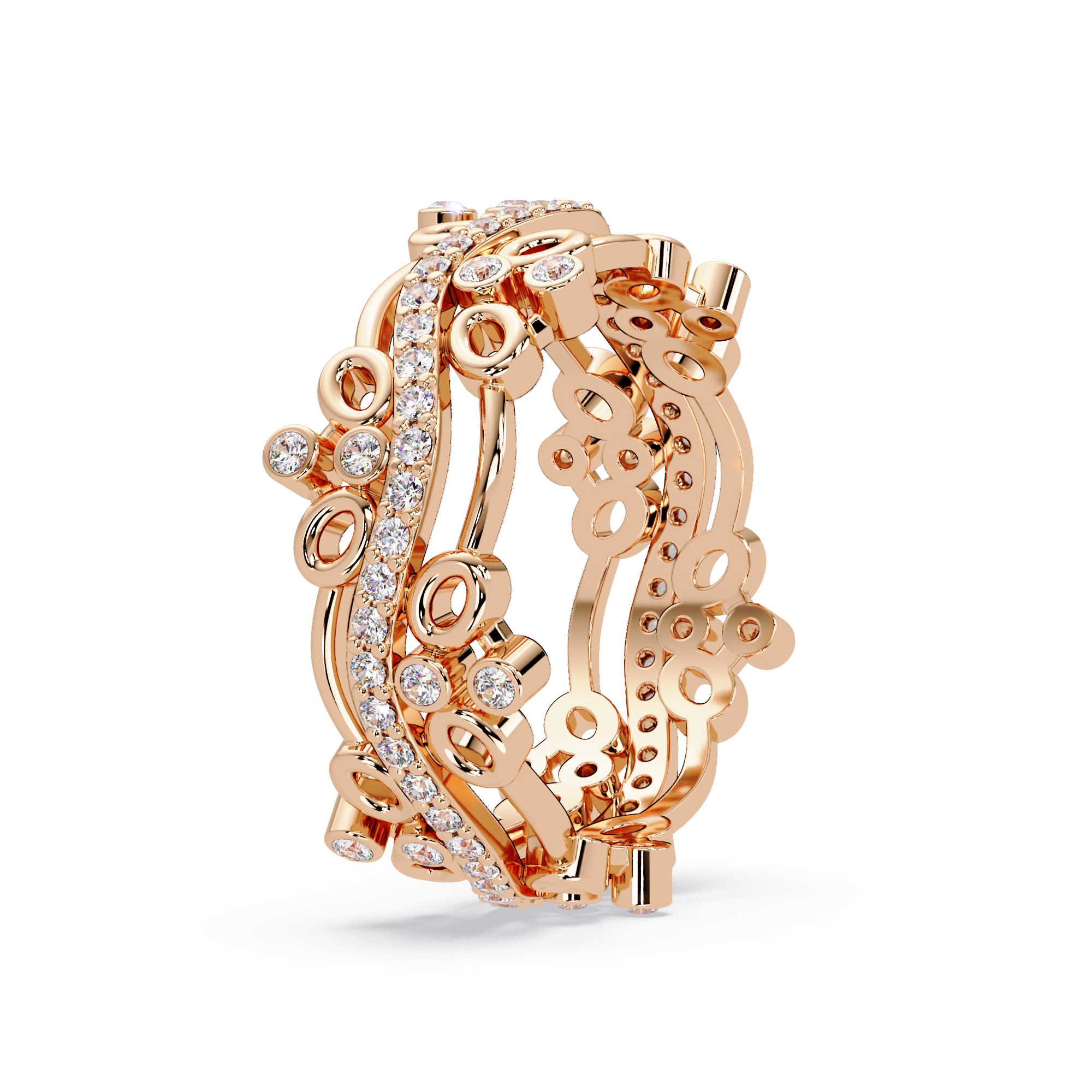 Vintage-Inspired Ornate Filigree Diamond Ring