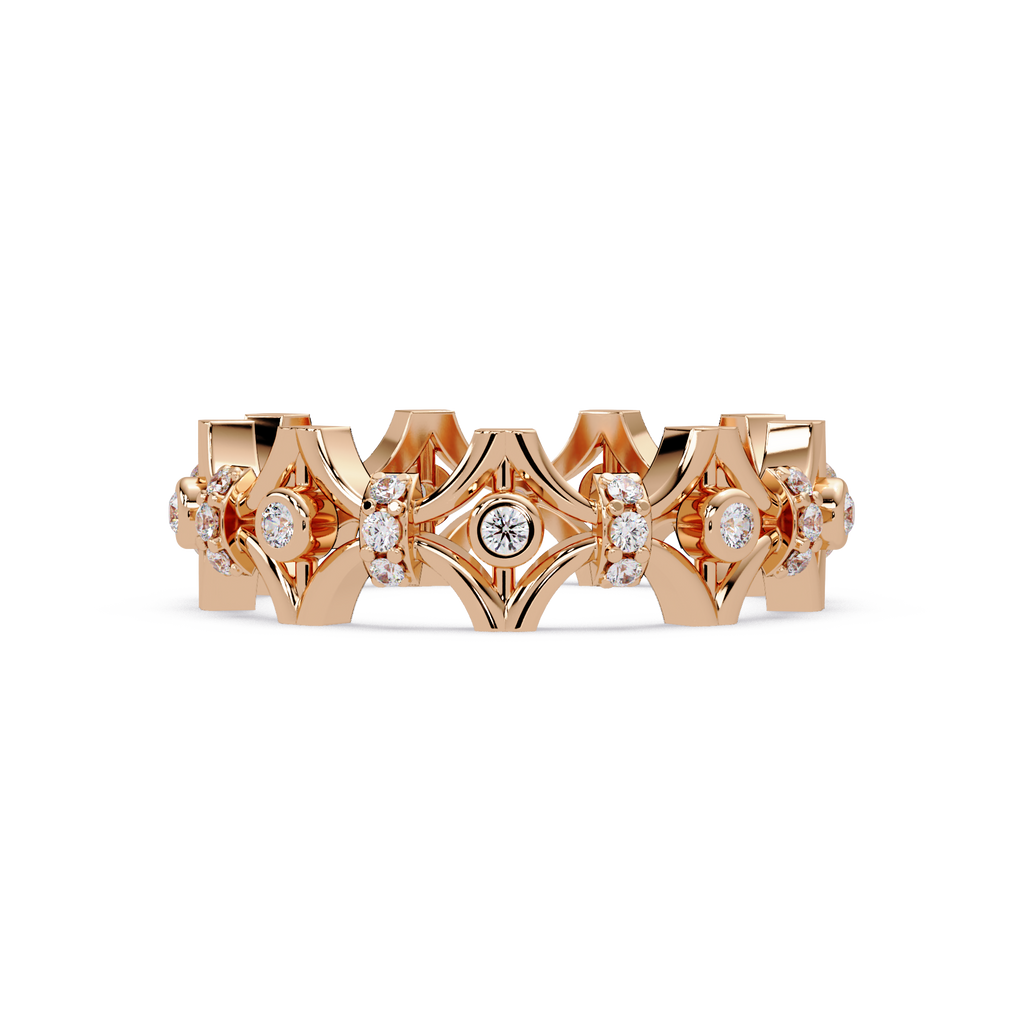 Emerald Square Diamond Eternity Ring