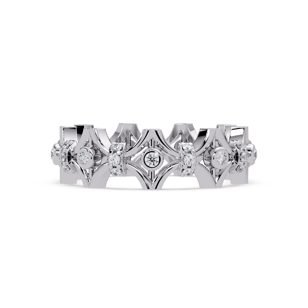 Emerald Square Diamond Eternity Ring
