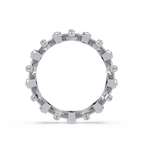 Emerald Square Diamond Eternity Ring