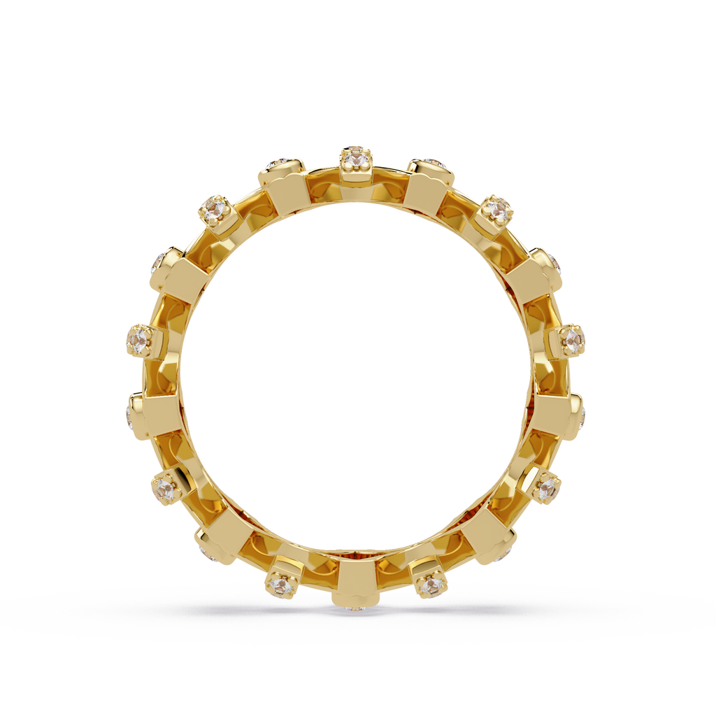 Emerald Square Diamond Eternity Ring