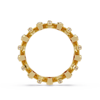 Emerald Square Diamond Eternity Ring