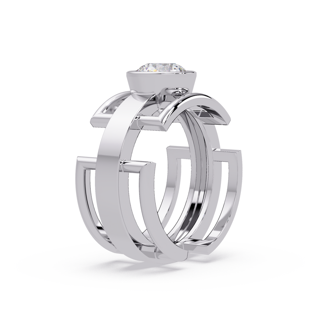 Pear Cut Diamond Eternity Ring