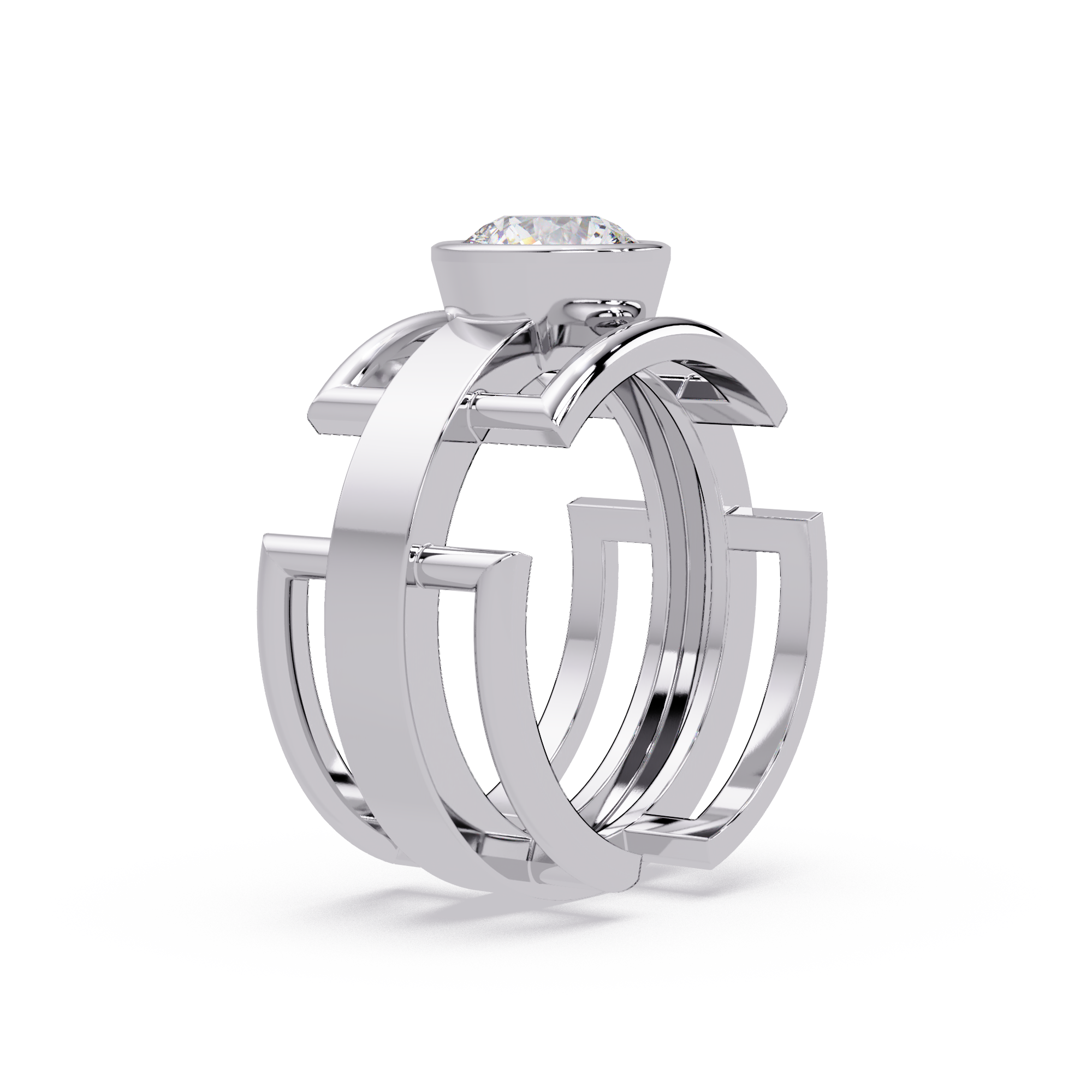 Pear Cut Diamond Eternity Ring