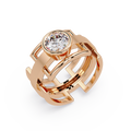 Pear Cut Diamond Eternity Ring