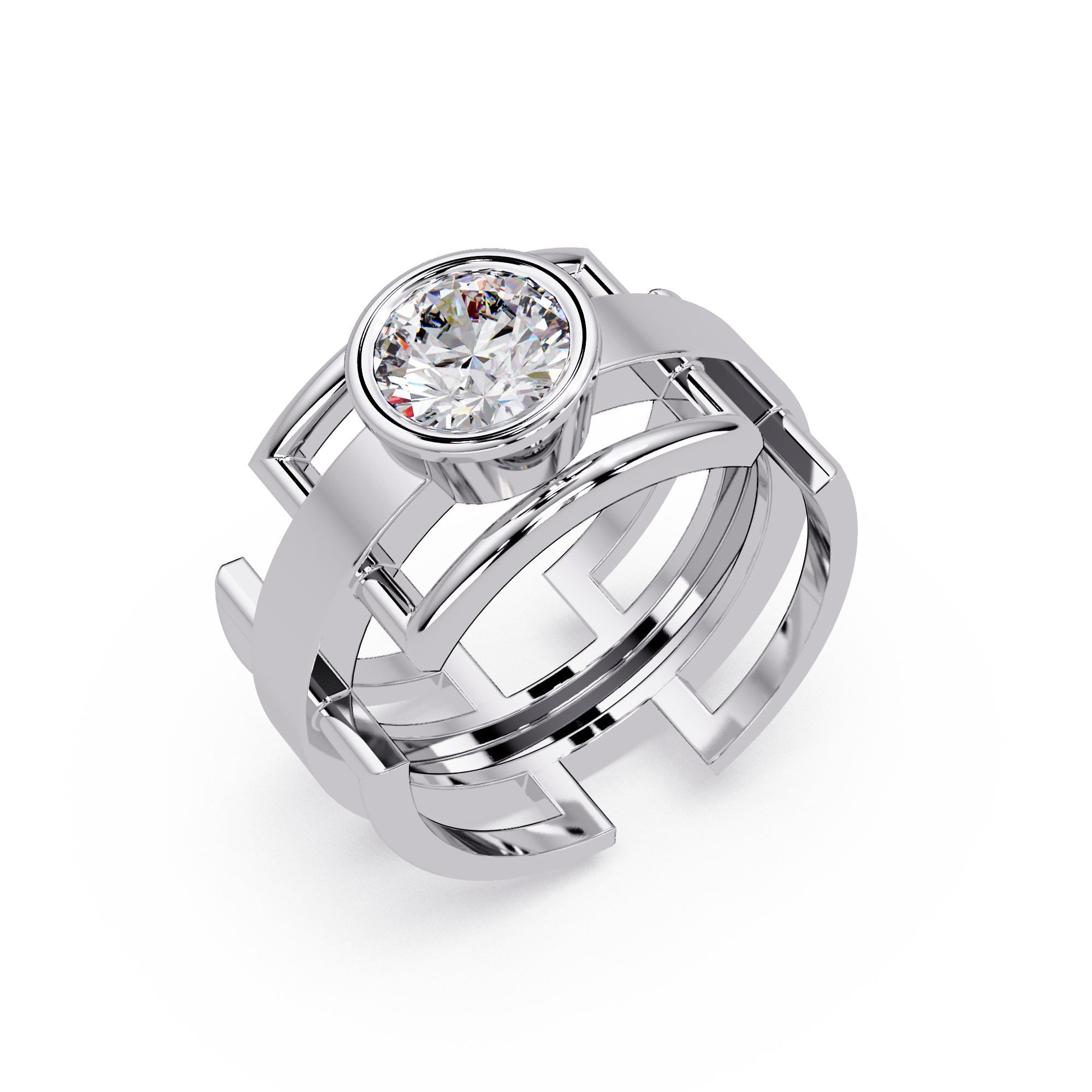 Pear Cut Diamond Eternity Ring