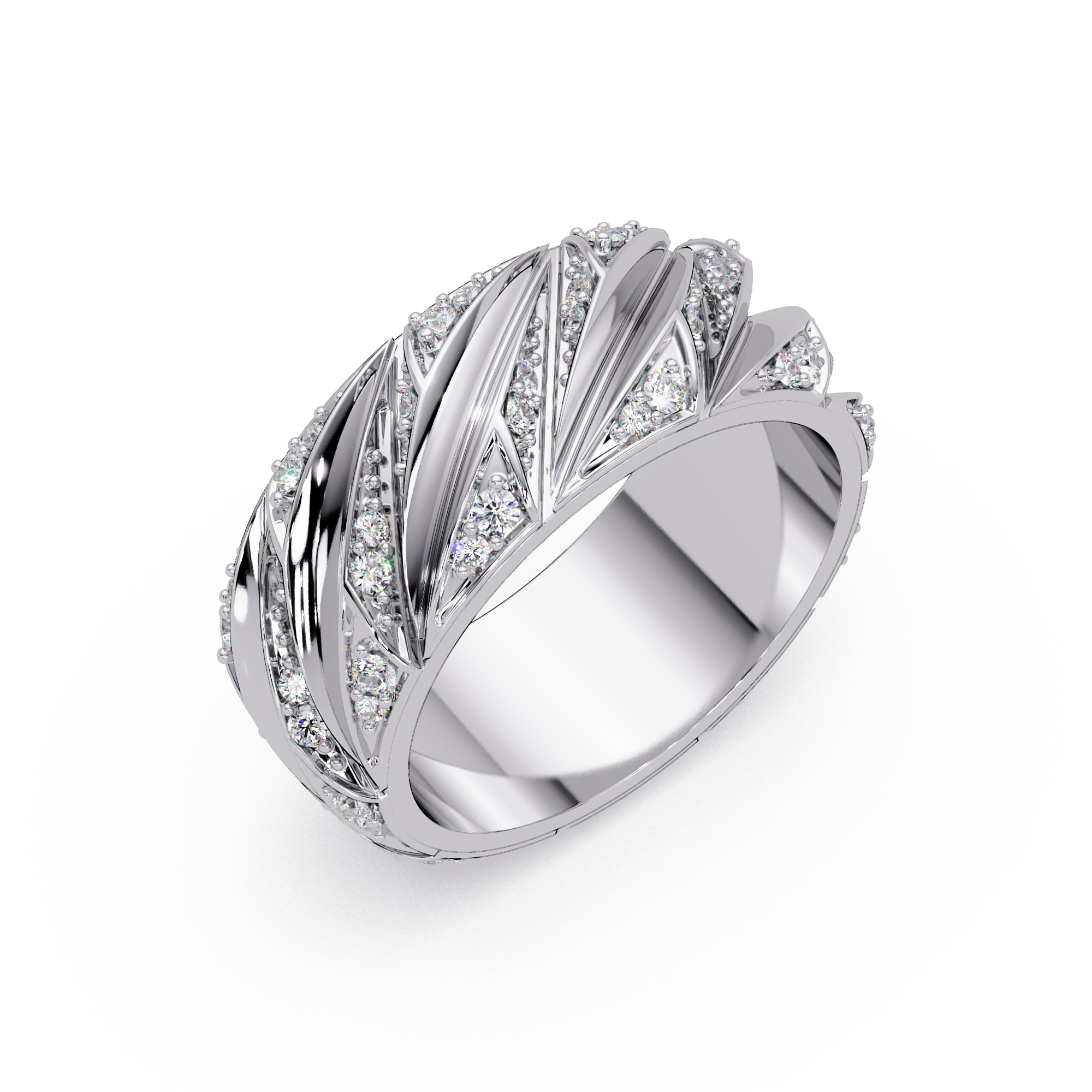 Radiant Cut Diamond Ladies Ring