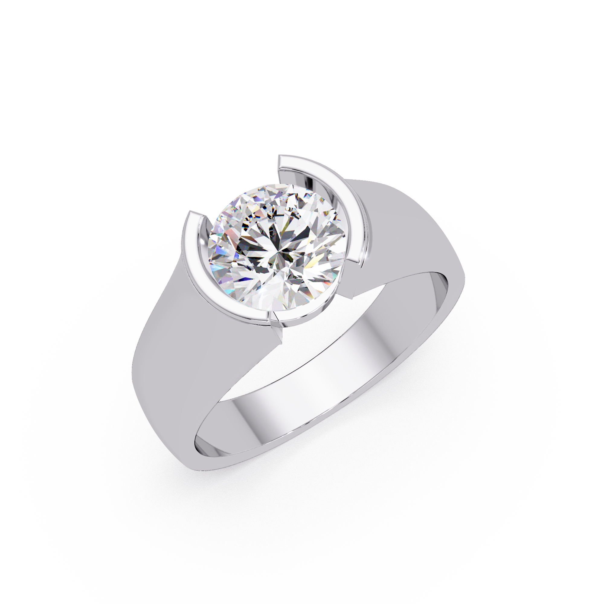 Multi-Shape Diamond Eternity Ladies Ring