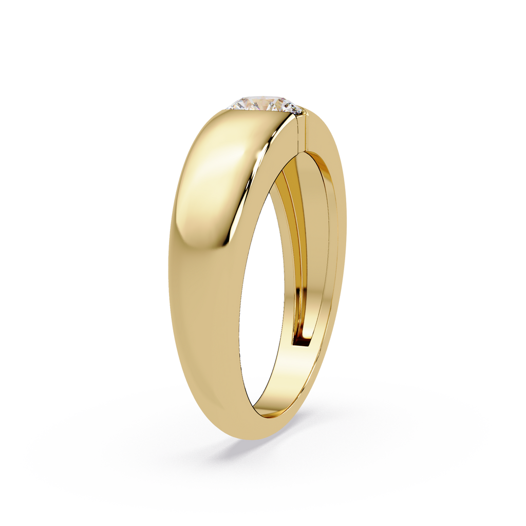 Radiant and Round Cut Diamond Eternity Ladies Ring