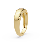 Radiant and Round Cut Diamond Eternity Ladies Ring