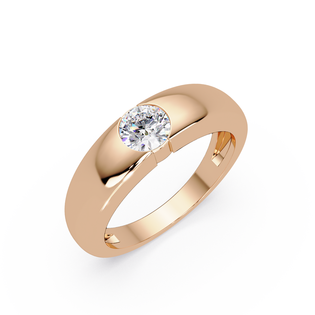 Radiant and Round Cut Diamond Eternity Ladies Ring