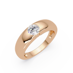 Radiant and Round Cut Diamond Eternity Ladies Ring