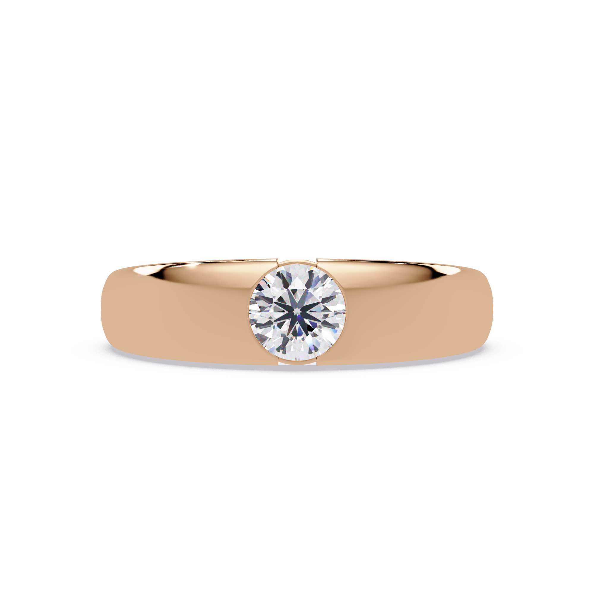 Radiant and Round Cut Diamond Eternity Ladies Ring