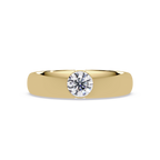 Radiant and Round Cut Diamond Eternity Ladies Ring