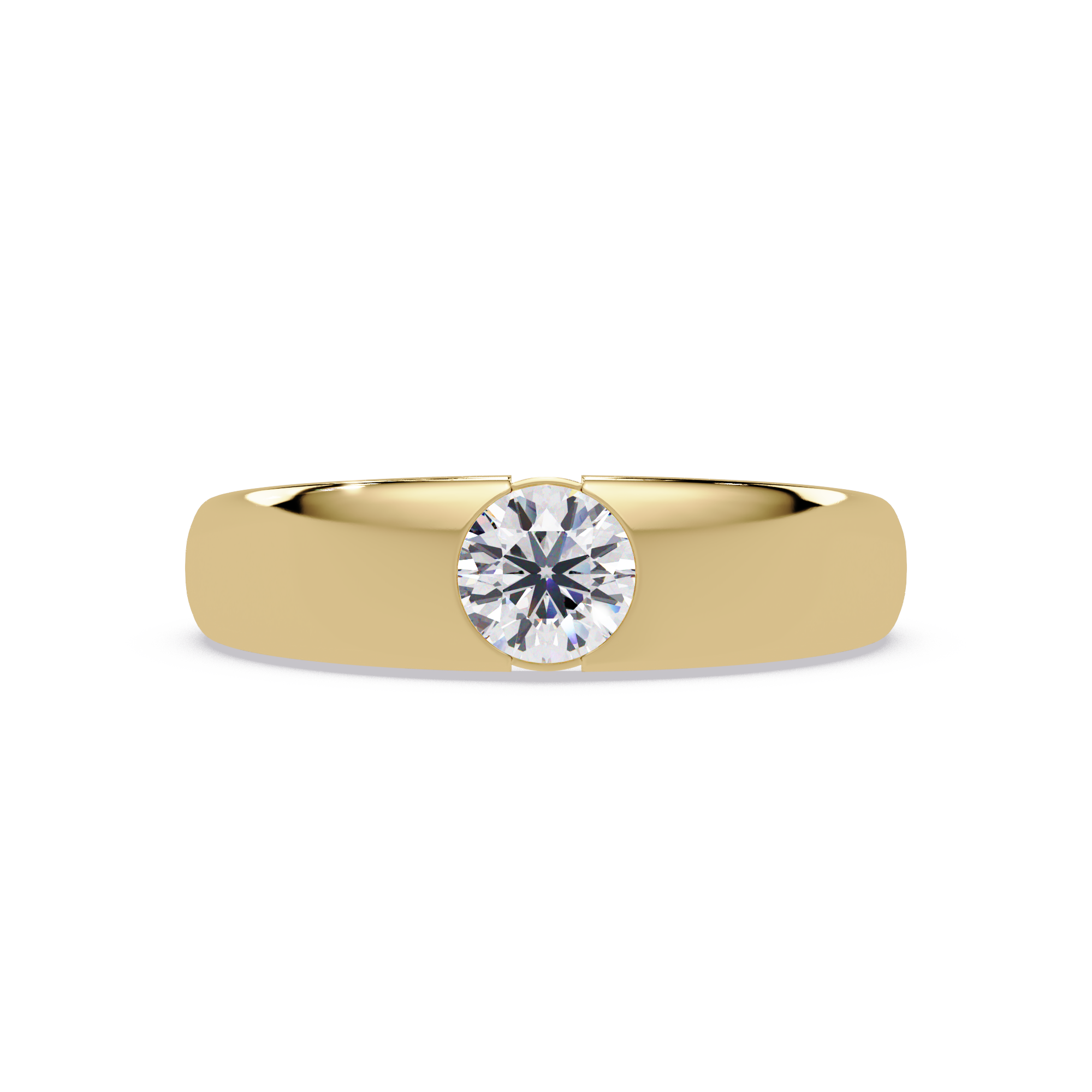 Radiant and Round Cut Diamond Eternity Ladies Ring