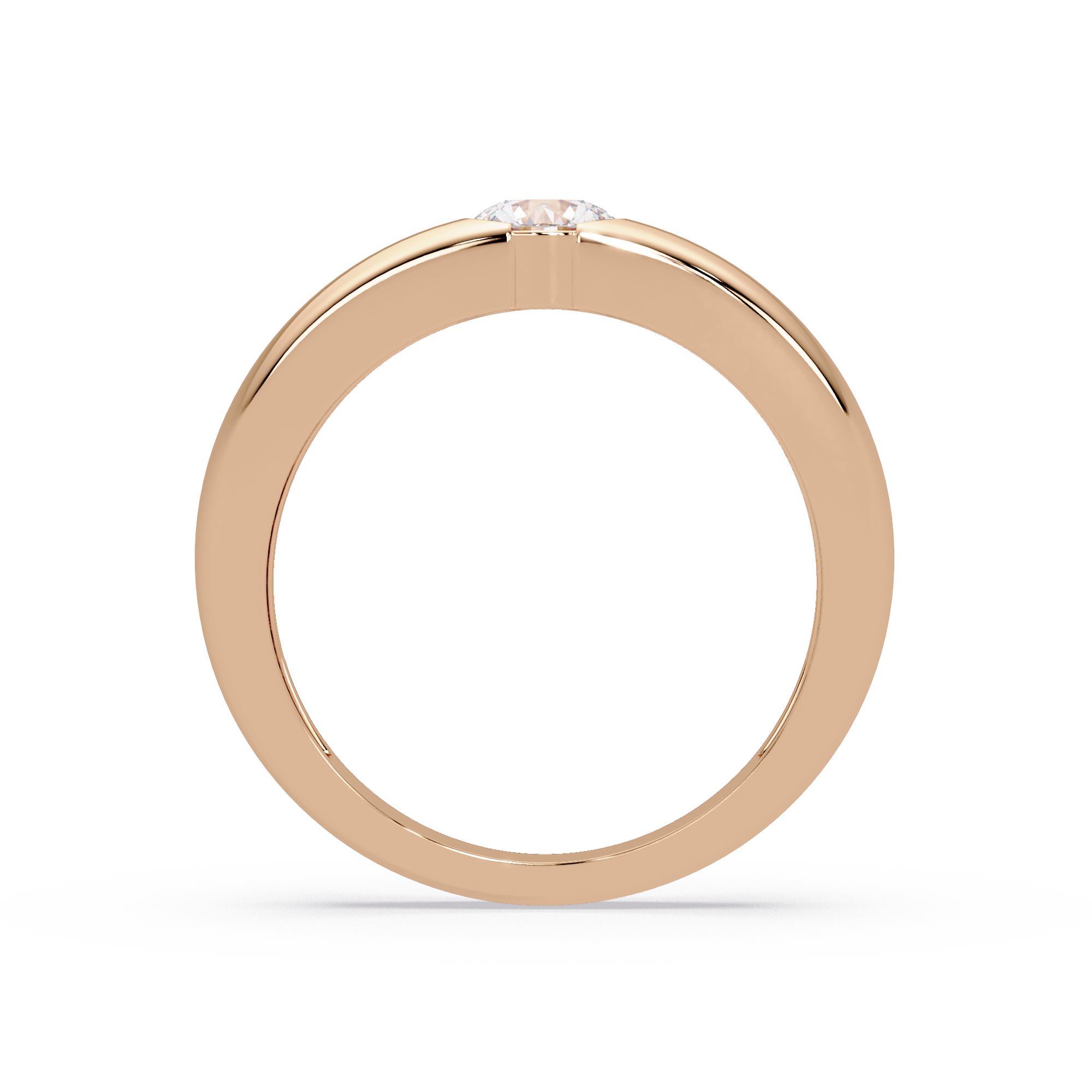 Radiant and Round Cut Diamond Eternity Ladies Ring