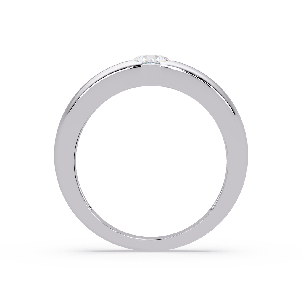 Radiant and Round Cut Diamond Eternity Ladies Ring
